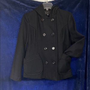 Black Giacca peacoat